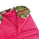 Garden - Peignoir Avec Capuche En Coton Ultra Absorbant - Garden Fuchsia