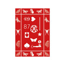 Amulette - Set De 2 Torchons Amulette Rouge / Blanc