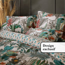 Zanzibar - Housse De Couette + Taie(s) D'Oreiller Satin De Coton Zanzibar Blanc