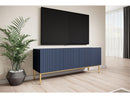 Kasha - Meuble Tv - Pieds Or - 2 Tailles