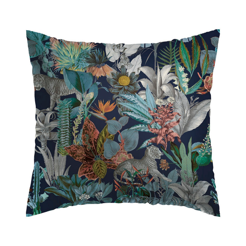 Zanzibar - Set De 2 Taies D'Oreiller Satin De Coton Zanzibar Bleu