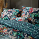 Zanzibar - Taie D'Oreiller Satin De Coton Zanzibar Bleu