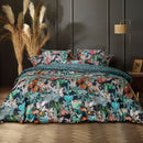 Zanzibar - Taie D'Oreiller Satin De Coton Zanzibar Bleu