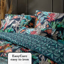 Zanzibar - Taie D'Oreiller Satin De Coton Zanzibar Bleu