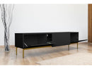 Kasha - Meuble Tv - Pieds Or - 2 Tailles