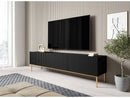 Kasha - Meuble Tv - Pieds Or - 2 Tailles