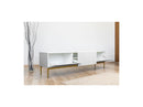 Kasha - Meuble Tv - Pieds Or - 2 Tailles