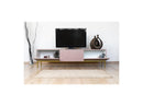 Kasha - Meuble Tv - Pieds Or - 2 Tailles
