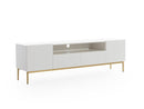 Kasha - Mueble TV con nicho - Patas doradas