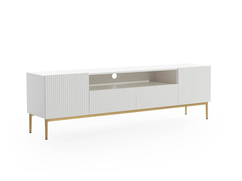 Kasha - Mueble TV con nicho - Patas doradas