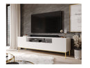 Kasha - Mueble TV con nicho - Patas doradas