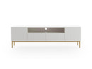 Kasha - Mueble TV con nicho - Patas doradas