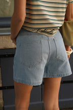 Sophie Light Denim Short Skirt
