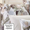Garden - Set De 2 Taies D'Oreiller Satin De Coton Garden Taupe