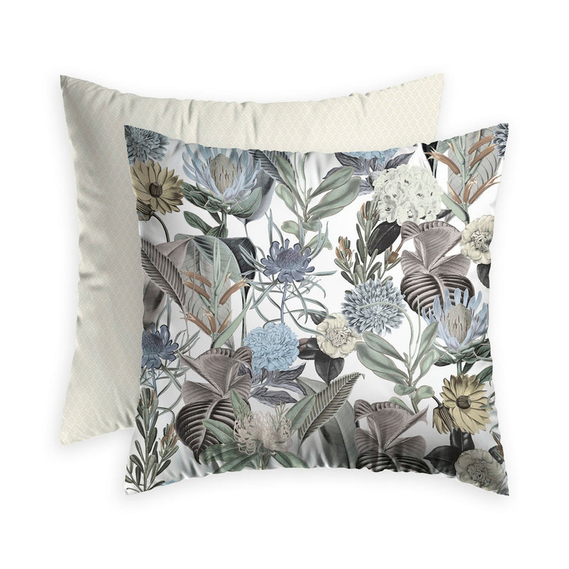 Garden - Set De 2 Taies D'Oreiller Satin De Coton Garden Taupe