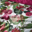 Garden - Set De 2 Taies D'Oreiller Satin De Coton Garden Fuchsia