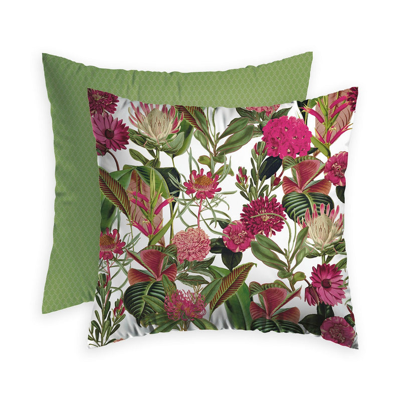 Garden - Set De 2 Taies D'Oreiller Satin De Coton Garden Vert