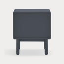 Corvo - Table De Chevet - Gris Anthracite & Chêne