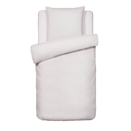 Arabesque - Housse De Couette + Taie(s) D'Oreiller Satin De Coton Uni Taupe