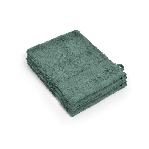 Set De 4 Gants De Toilette Vert Sauge