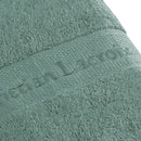 Set De 2 Draps De Bain Vert Bouteille