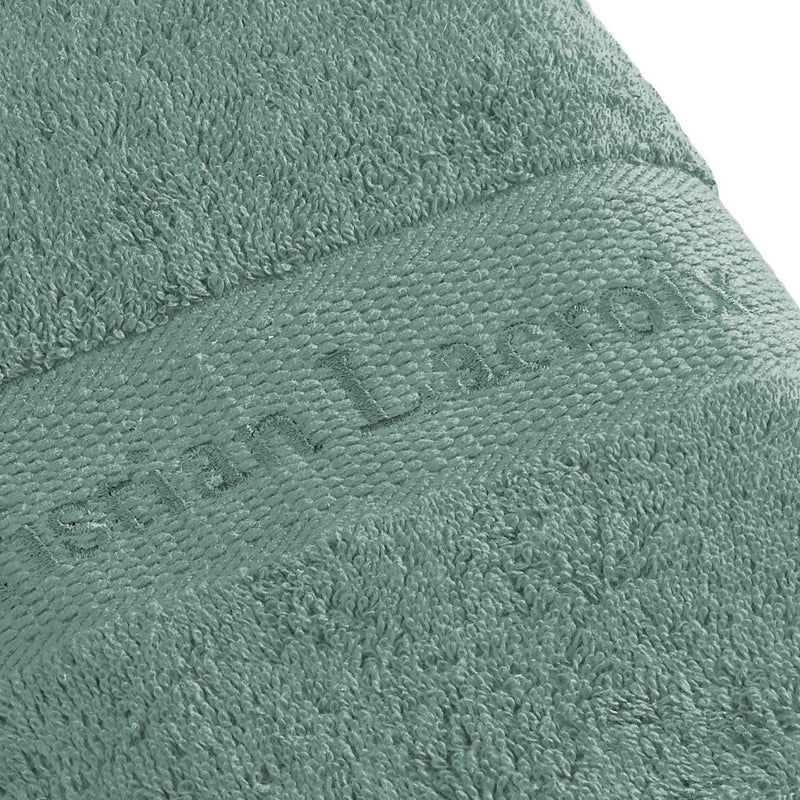 Set De 2 Draps De Bain Vert Bouteille