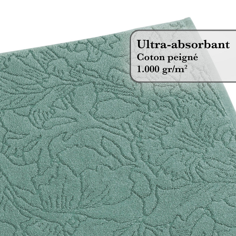 Tapis De Bain Vert Bouteille