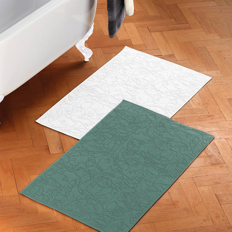 Tapis De Bain Vert Bouteille