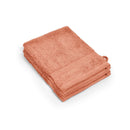 Set De 4 Gants De Toilette Orange Clair