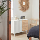 Sierra - Bureau De Table - Blanc & Chêne