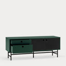 Punto - Meuble Tv - Vert & Noir