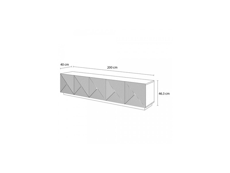 Alice - Mueble TV - 200 cm