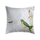 Jardin D'Hiver - Set De 2 Taies D'Oreiller Satin De Coton Jardin D'Hiver Gris Perle
