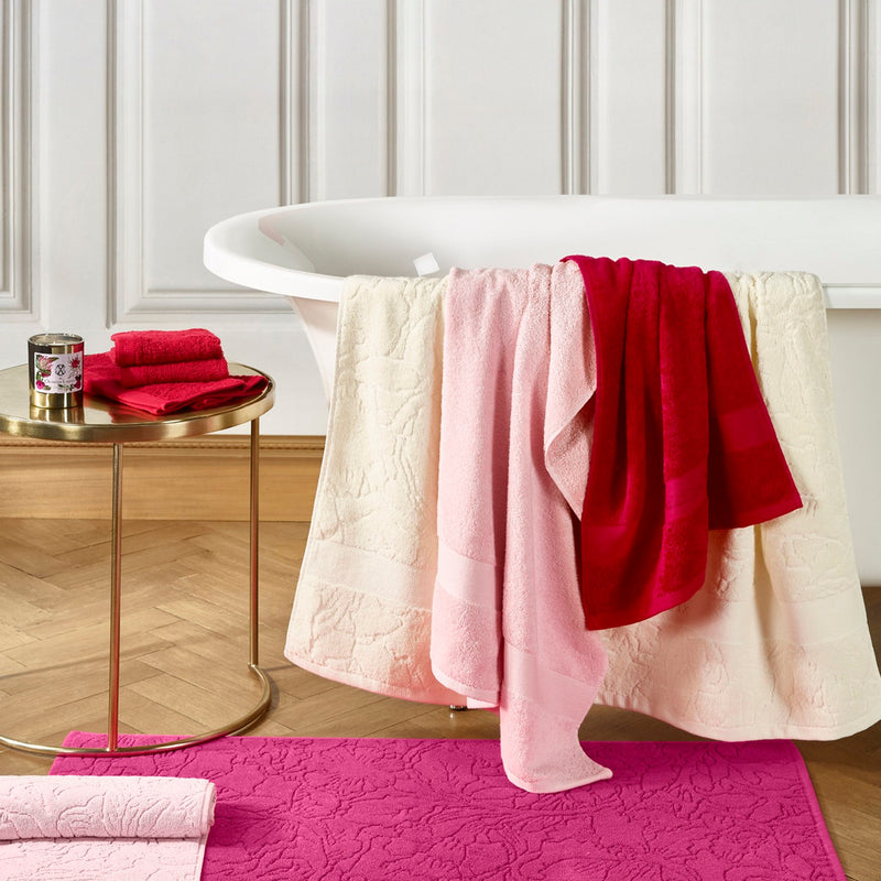 Set De 4 Gants De Toilette Bordeaux
