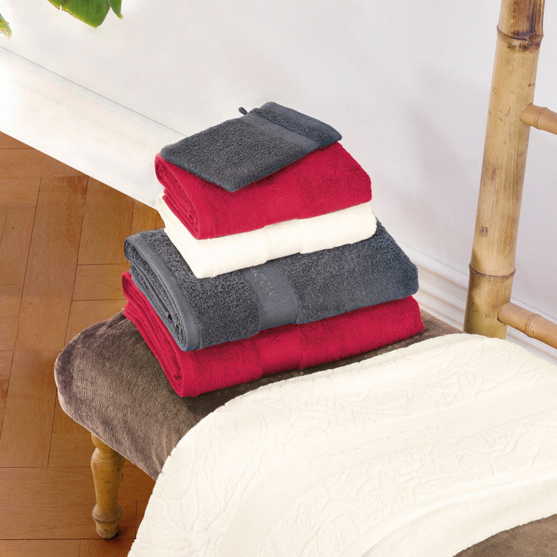 Set De 2 Serviettes Bordeaux