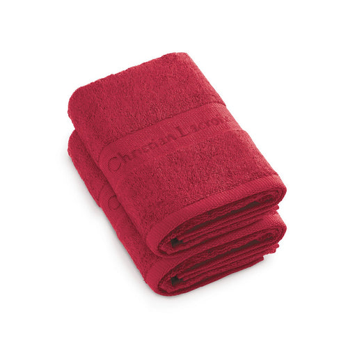 Set De 2 Serviettes Bordeaux