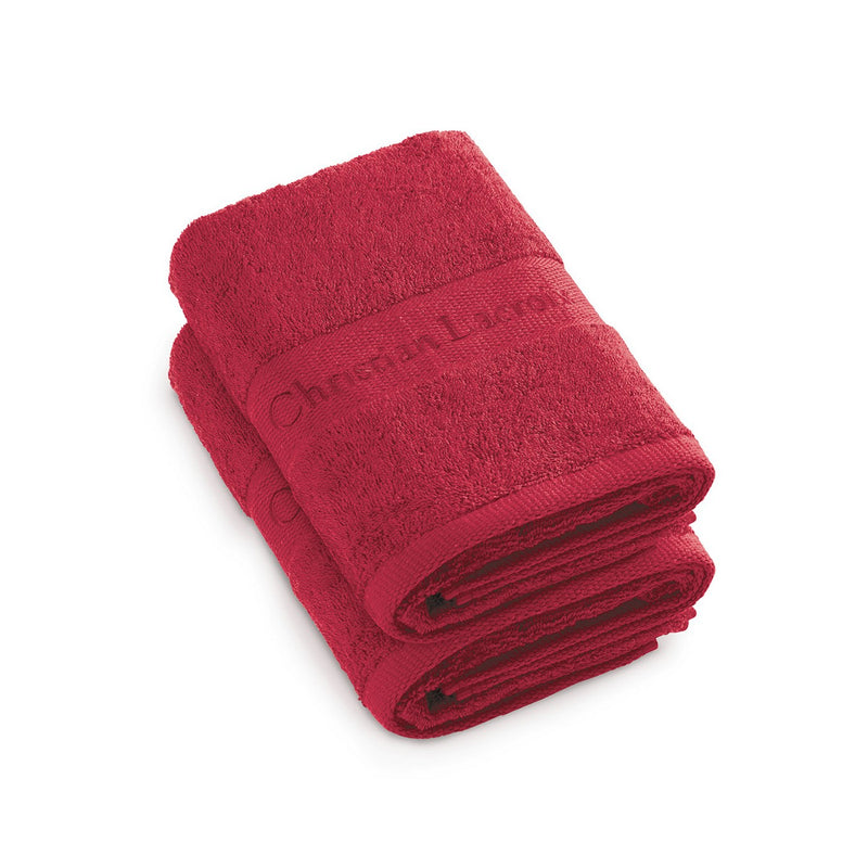 Set De 2 Serviettes Bordeaux