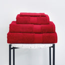 Set De 2 Draps De Bain Bordeaux
