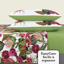 Garden - Ensemble De Draps Satin De Coton Garden Vert
