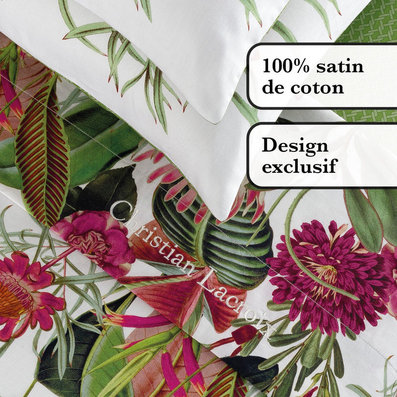 Garden - Ensemble De Draps Satin De Coton Garden Vert