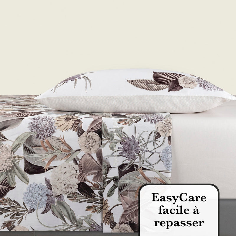 Garden - Ensemble De Draps Satin De Coton Garden Taupe