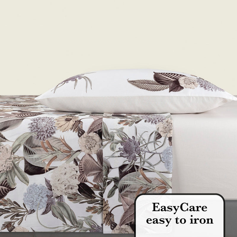 Garden - Ensemble De Draps Satin De Coton Garden Taupe
