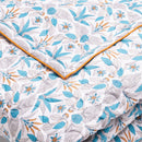 Zanzibar - Couvre-Lit Xl En 100% Satin De Coton - Dessin Zanzibar Blanc