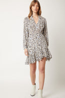 Robe Courte Carrure Imprimé - Palerme