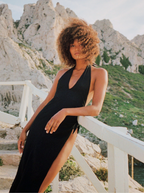 Vestido Largo Black Knot