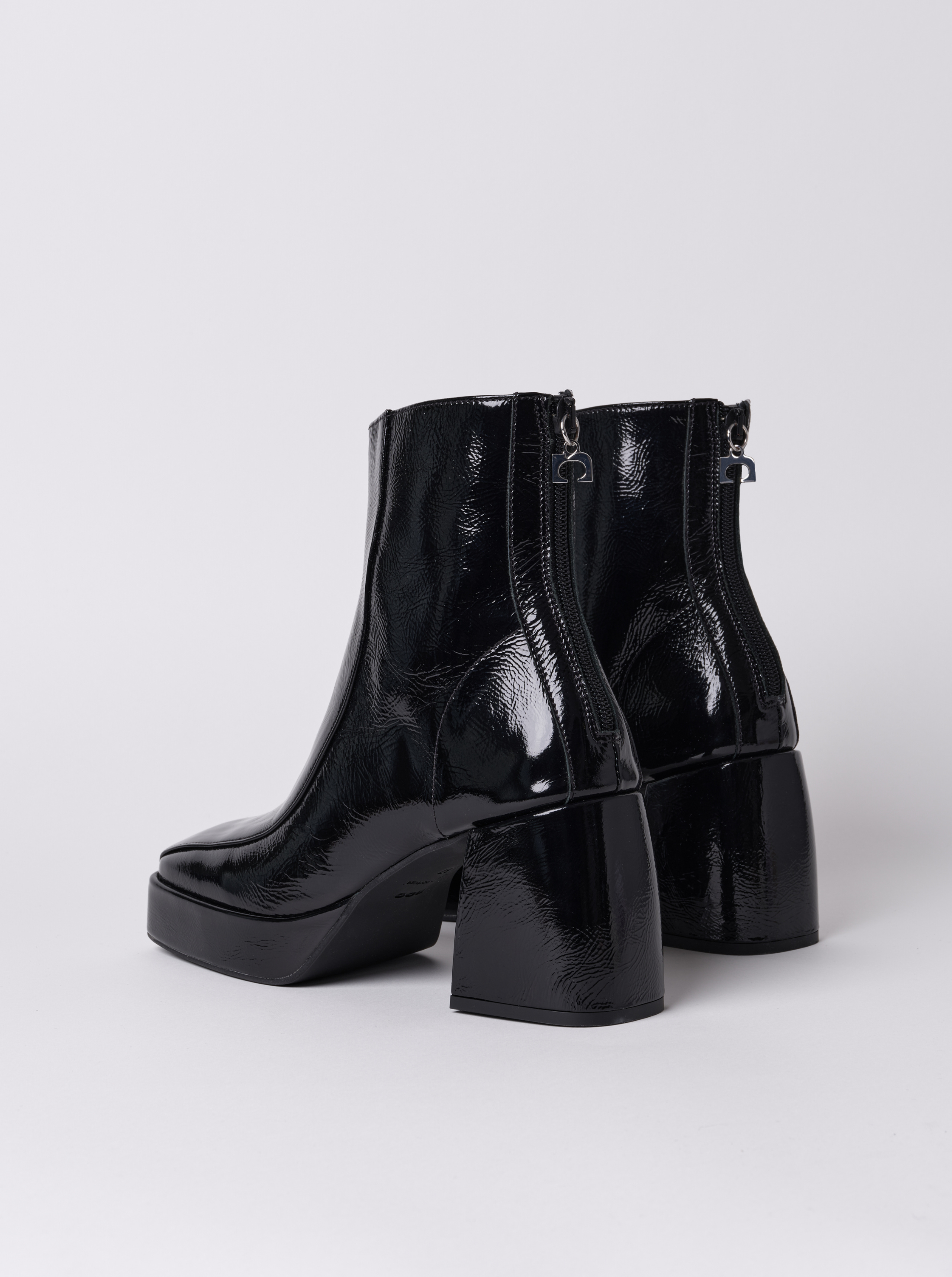Bottines Shiny Black