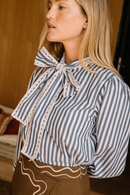 Blouse Olivia - Rayures Marine