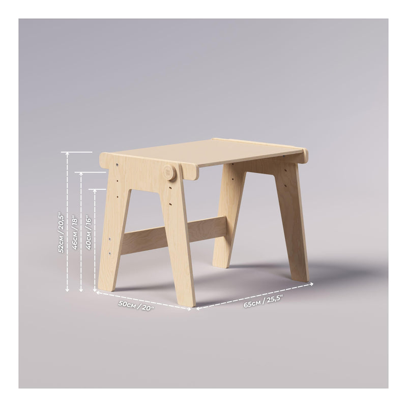 Duo Table & Chaise Évolutives – Nature