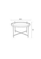 Cupid L - Side Table - Glass - Black