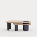 Nori - Table Basse - Lumière Naturelle & Bleu
